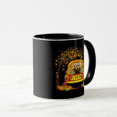 Es ist Fall Y'all Goldendoodle Erntedank Pumpkin Tasse (VorderseiteRechts)