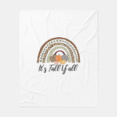 Es ist Fall Y'all Grafikstil Fleecedecke (Vorderseite)