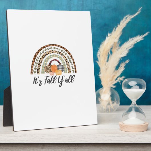 Es ist Fall Y'all Grafikstil Fotoplatte (Seite)