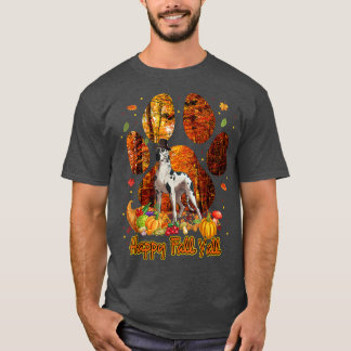 Es ist Fall Y'all Great Dane Pilgrim Pfow Niedlich T-Shirt