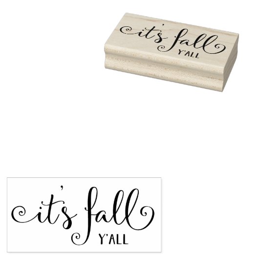Es ist Fall y'all Gummistempel (Stempel)