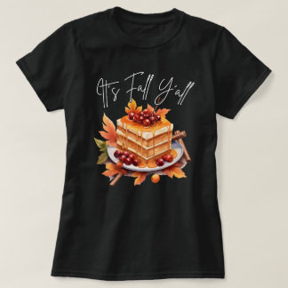 Es ist Fall Y'all | Herbstsaison | Pumpkin Black T-Shirt