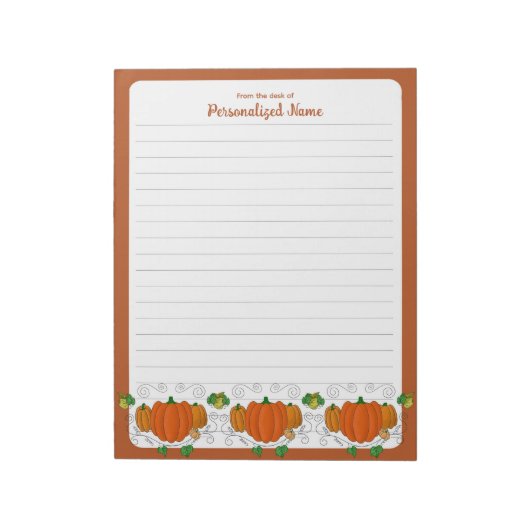 Es ist Fall Y'all - Lined Notepad Notizblock (Rotiert)