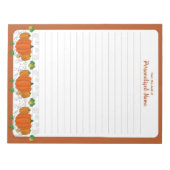 Es ist Fall Y'all - Lined Notepad Notizblock (Vorderseite)