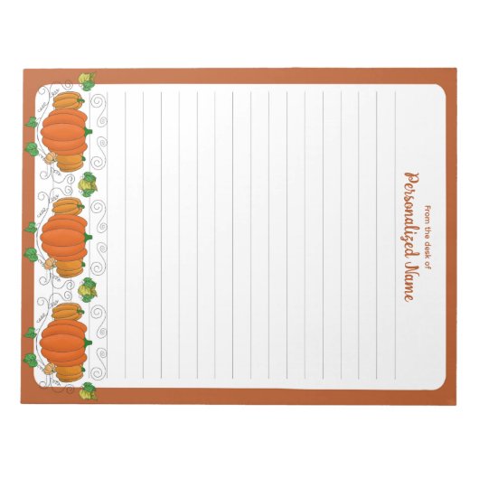 Es ist Fall Y'all - Lined Notepad Notizblock (Vorderseite)