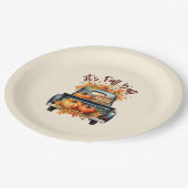 Es ist Fall Y'all Pappteller (Schrägansicht)