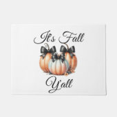 Es ist Fall Y'all: Pastel Pumpkins Fußmatte (Vorderseite)