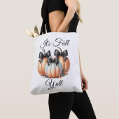 Es ist Fall Y'all: Pastel Pumpkins Tasche (Von Nahem)