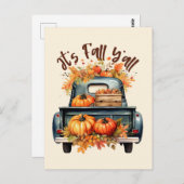 Es ist Fall Y'all Postkarte (Vorne/Hinten)