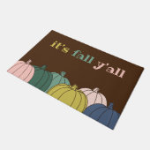 Es ist Fall Y'all Pumpkin Doormat Fußmatte (Schrägansicht)