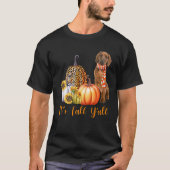 Es ist Fall Y'all Rhodesian Ridgeback Dog Leopard T-Shirt (Vorderseite)