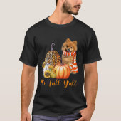 Es ist Fall Y'all Spitz Dog Leopard Pumpkin Fal T-Shirt (Vorderseite)