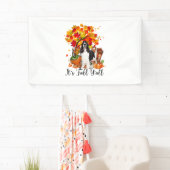 Es ist Fall Y'all Springer Spaniel Hund Halloween  Banner (Insitu)