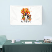 Es ist Fall Y'all Springer Spaniel Hund Halloween  Banner (Messeveranstaltung)