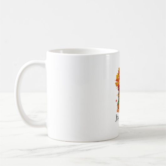 Es ist Fall Y'all Springer Spaniel Hund Halloween  Kaffeetasse (Links)