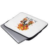 Es ist Fall Y'all Springer Spaniel Hund Halloween Laptopschutzhülle (Vorne Knopf)