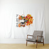 Es ist Fall Y'all Springer Spaniel Hund Halloween  Wandteppich (Beispiel (Horizontal))