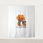 Es ist Fall Y'all Springer Spaniel Hund Halloween  Wandteppich (Vorderseite)