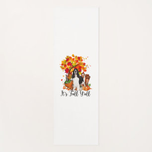 Es ist Fall Y'all Springer Spaniel Hund Halloween Yogamatte