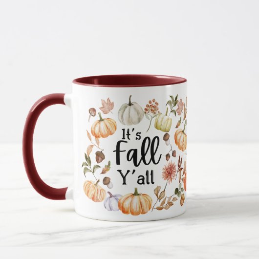 Es ist Fall Y'all Tasse (Links)