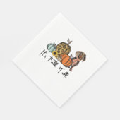 Es ist Fall Y'all Yellow Dackel Dog Leopard Pumpk Serviette (Ecke)