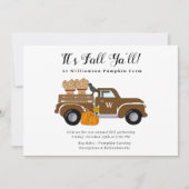 Es ist Fall Yas Fall Party Einladung (Vorderseite)