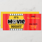 Es ist Filmnacht Einladung (Vorne/Hinten)