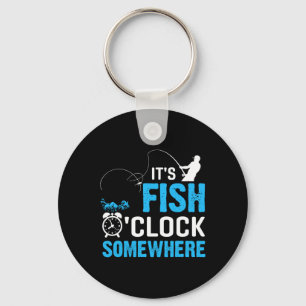 Es ist Fischstunde irgendwo Schlüsselanhänger