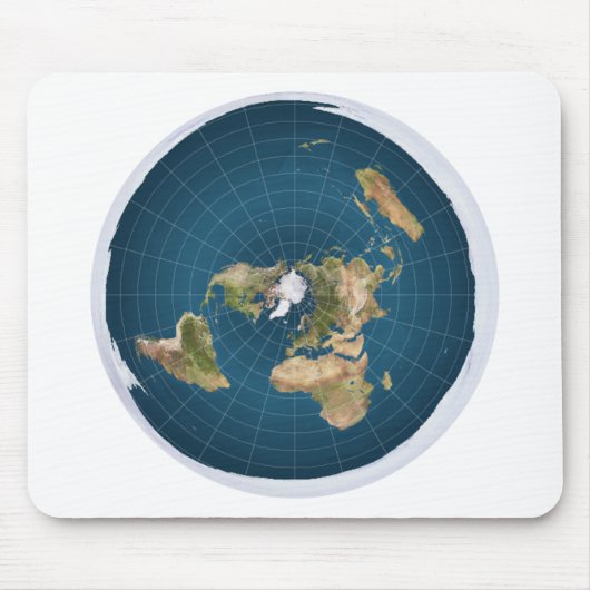 Es ist flach.  Nein, wirklich Mousepad (Vorne)