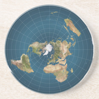 Es ist flach. Nein, wirklich. Sandstein Untersetzer