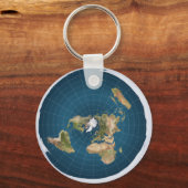 Es ist flach. Nein, wirklich. Schlüsselanhänger (Vorderseite)