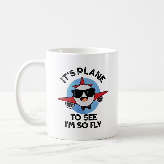 Es ist Flugzeug, zu sehen, dass ich so ein Fly Fun Kaffeetasse (Links)