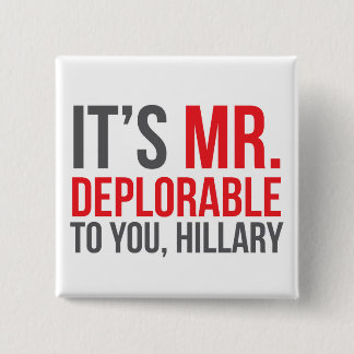 Es ist Frau Deplorable zu Ihnen, Hillary Button
