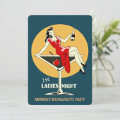 Es ist Frauennacht Einladung (Stehend Vorderseite)