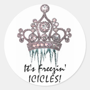 "Es ist Freezin' Eiskeln!" Tiara Stickers