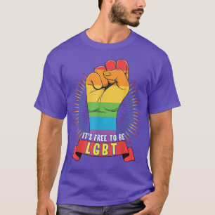 Es ist frei, LGBT-Hand Fist LGBT History Monat zu T-Shirt