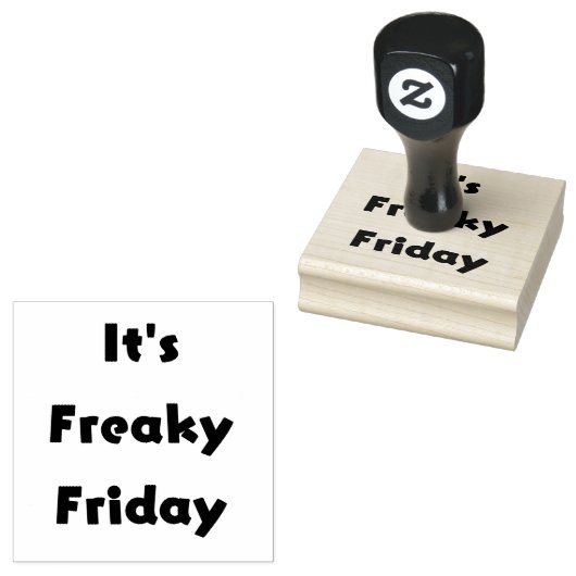 Es ist Freitag. Gummistempel (Stempel)