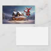 es ist fröhliches Weihnachtsdesign und -karte Visitenkarte (Vorne/Hinten)