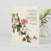 Es ist Frühjahr-Einladung Einladung (Stehend Vorderseite)