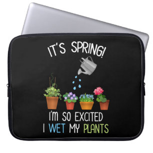 Es ist Frühling! Ich bin so aufgeregt, dass ich m Laptopschutzhülle