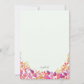 Es ist Frühlings-Garten-Party Einladung (Rückseite)