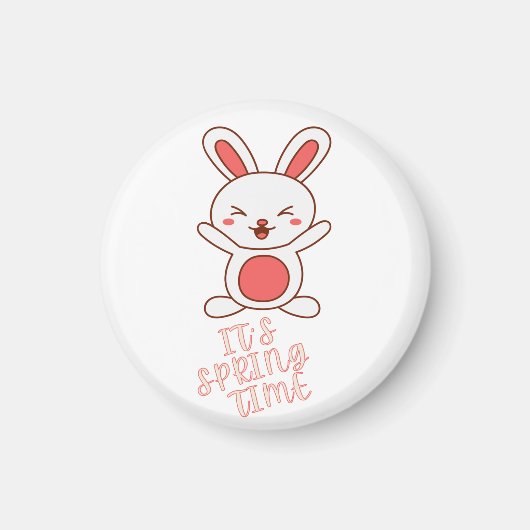 Es ist Frühlingszeit Magnet (Vorne)