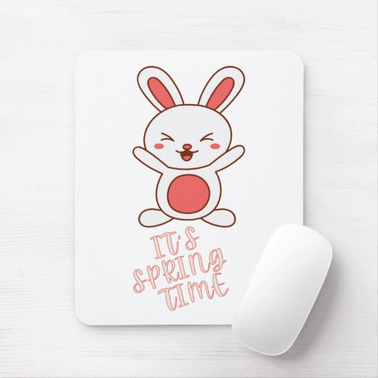 Es ist Frühlingszeit Mousepad (Mit Mouse)