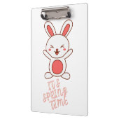 Es ist Frühlingszeit-Notebook Klemmbrett (Links)