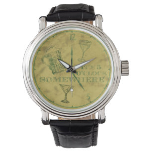 Es ist fünf O-Uhr irgendwo Vintage Uhr