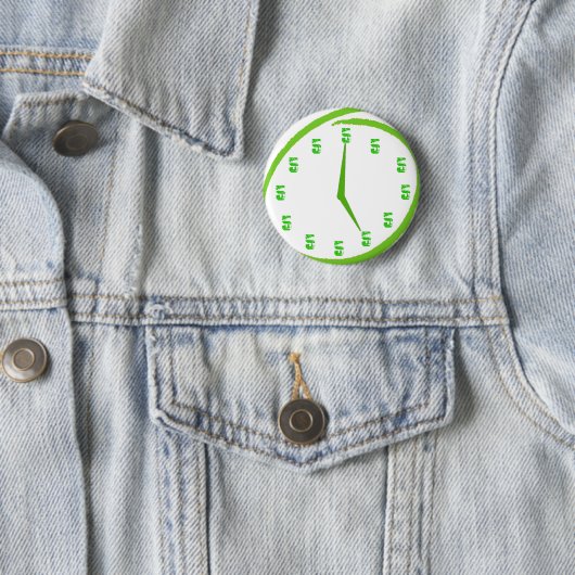 Es ist fünf Uhr irgendwo Button (Beispiel)