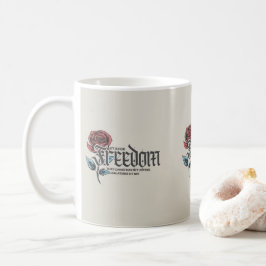 Es ist für die Freiheit, dass Christus uns frei Se Kaffeetasse
