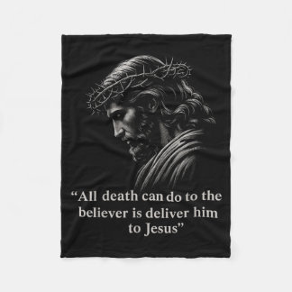 Es ist für Dom, dass Christus uns Jesus-Glauben ge Fleecedecke