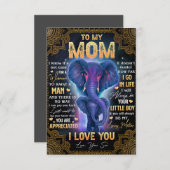 Es ist für eine Frau nicht leicht, einen Mann aufz Dankeskarte (Vorne/Hinten)