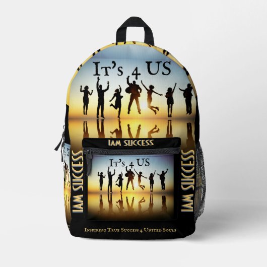 ES IST FÜR UNS BEDRUCKTER RUCKSACK (Vorderseite)
